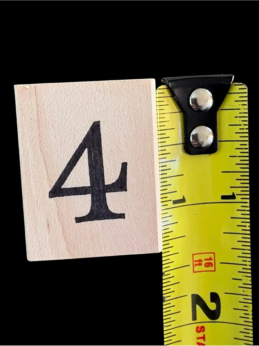 Paper Source | Wooden Number and Decorative Floral Stamp Sets | Natural Wood
